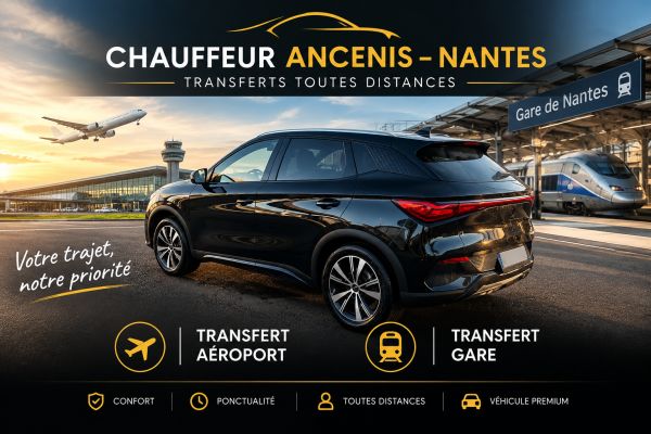 Comment organiser son transfert vers l’aéroport de Nantes depuis Ancenis ?